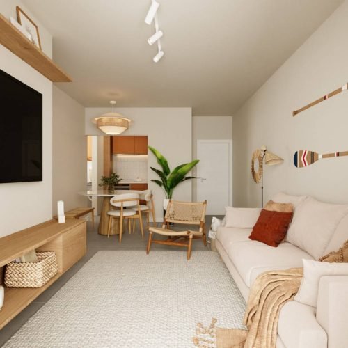 Sala de Estar e Jantar